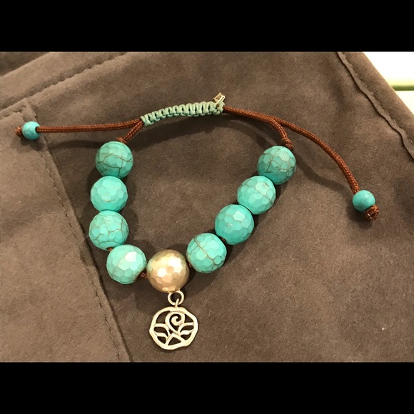 Silpada Jewelry - Silpada turquoise howlite slide bracelet